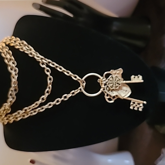PD Key & Lock Necklace - Picture 1 of 5